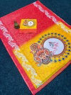 Mg 471 Navdurga Navratri Special Plain Linen Sarees Exporters In India